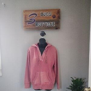 Life Is Good Pink Hoodie